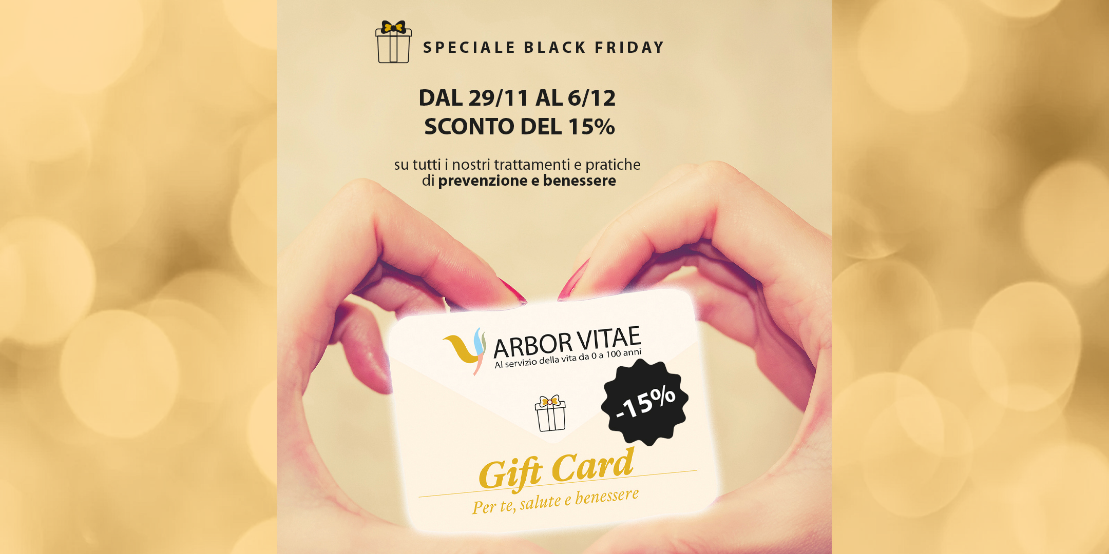 Black Friday di Arbor Vitae! 